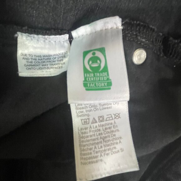 J. Crew Classic Straight Jeans Women's 33 Black Denim Stretch Full Length - Picture 4 of 7